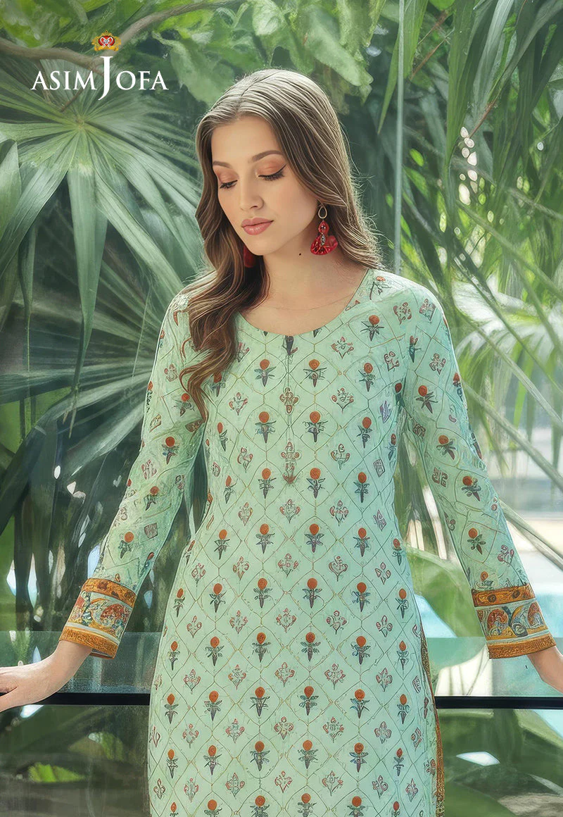 AJDSAI-600 LAWN STITCHED 2 PCS - Image 2