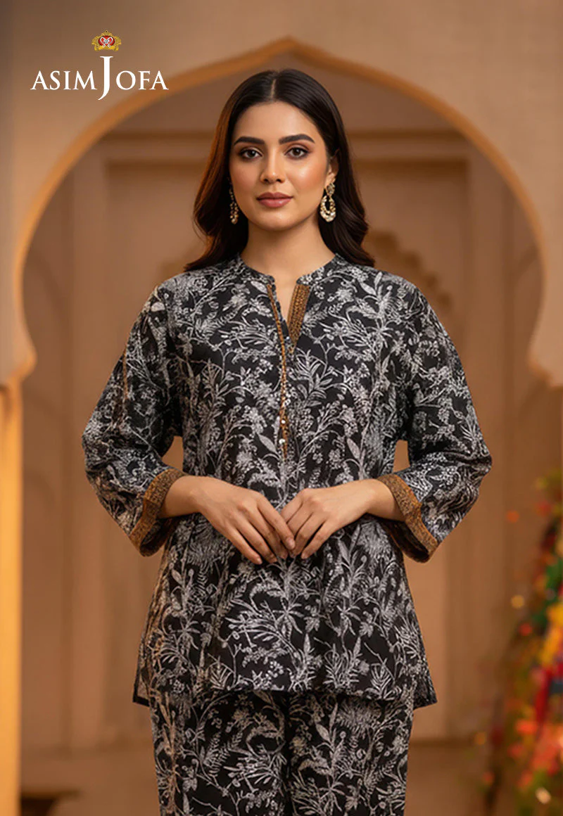 AJDSAI-621 PRINTED LAWN STITCHED 2 PCS - Image 2