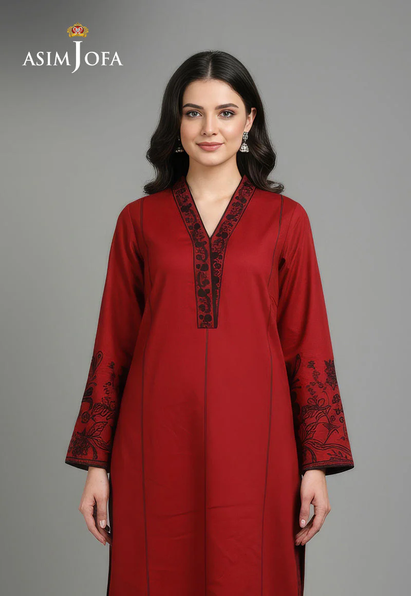 AJDSAI-648 EMBROIDERED DOBBY STITCHED 1 PC - Image 2