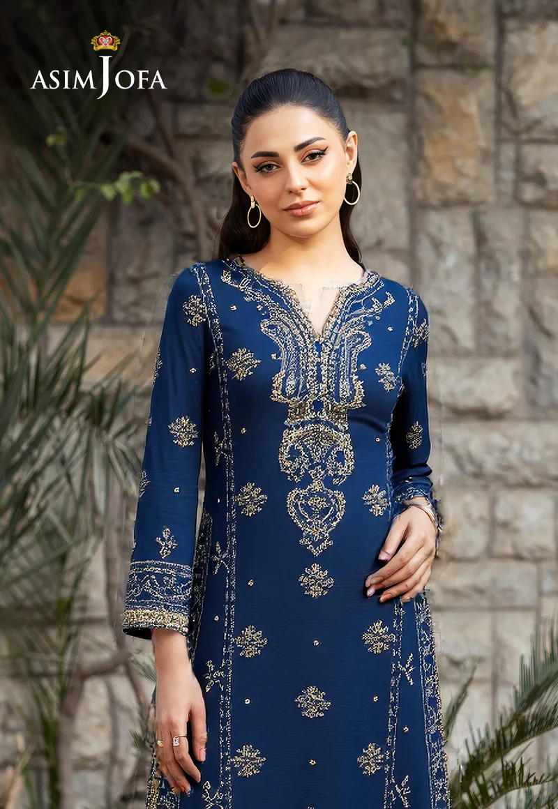 AJDSAI-65 EMBROIDERED CHIFFON 3 PCS - Image 2