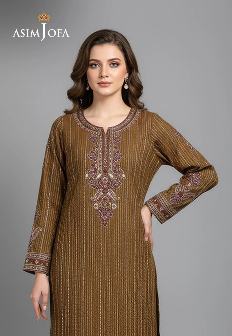 AJDSAI-657 EMBROIDERED STITCHED 1 PC - Image 2