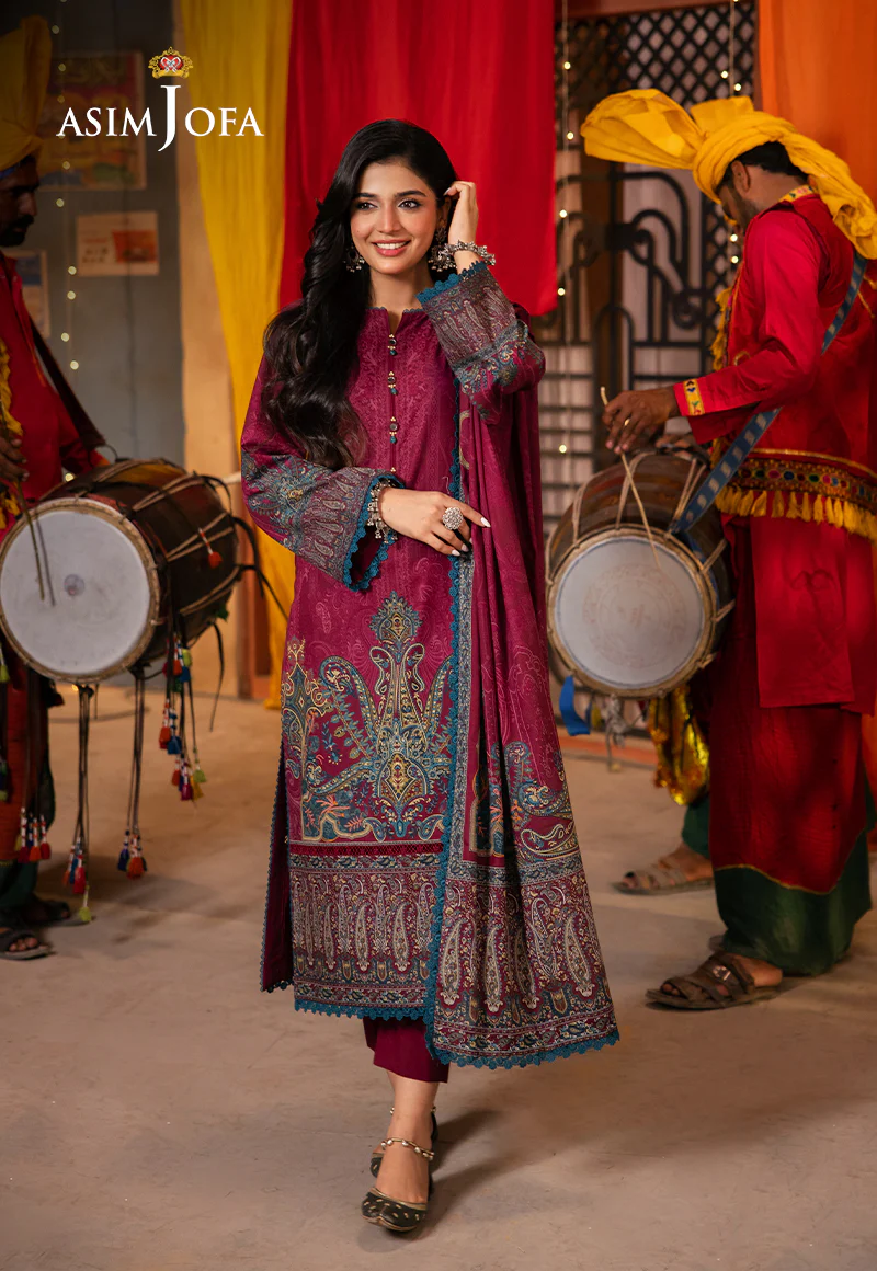 AJEL-04 PRINTED LAWN 3 PCS - Image 3