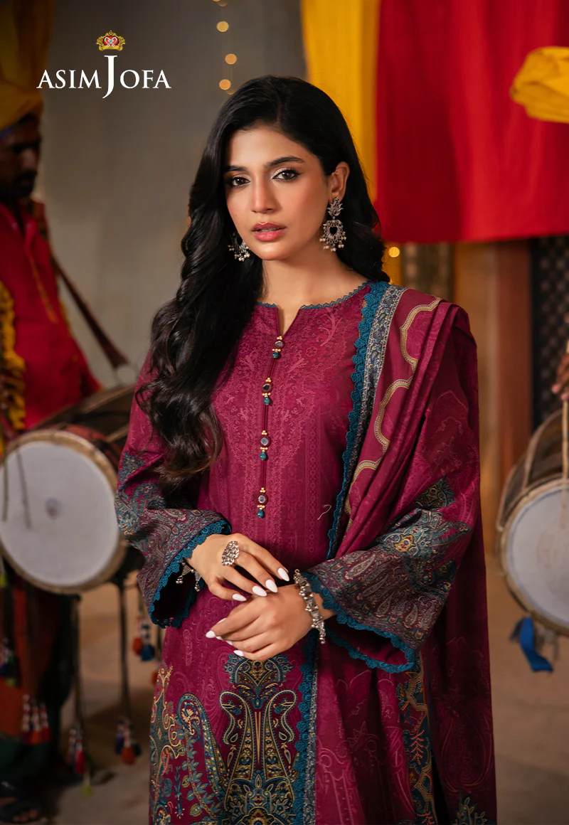 AJEL-04 PRINTED LAWN 3 PCS - Image 4