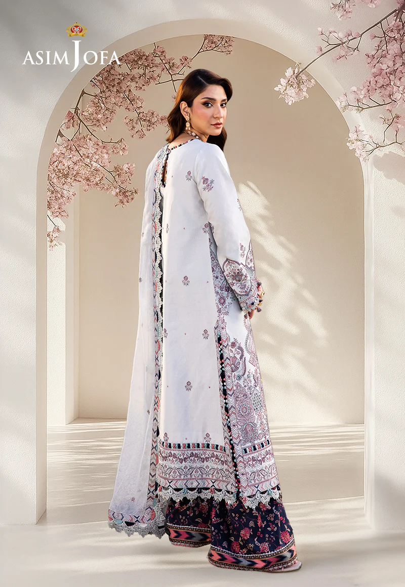AJELL-10 EMBROIDERED LAWN 3 PCS - Image 2