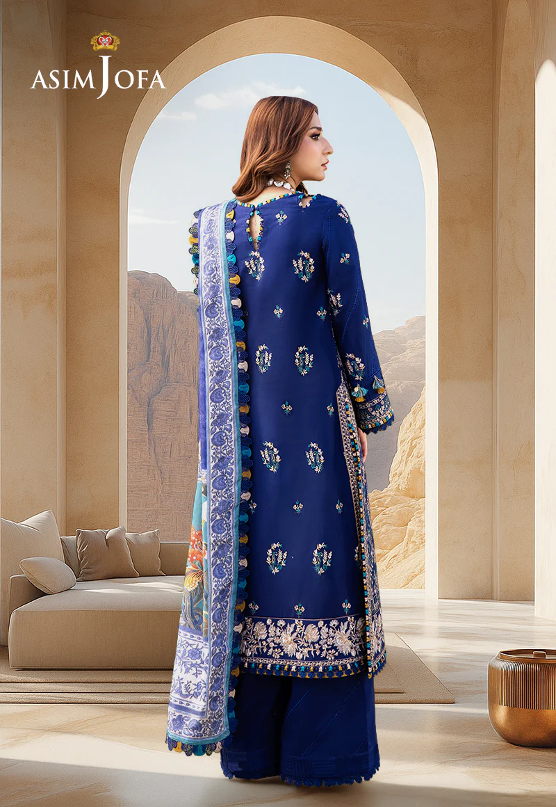 AJELL-11 EMBROIDERED LAWN 3 PCS - Image 2