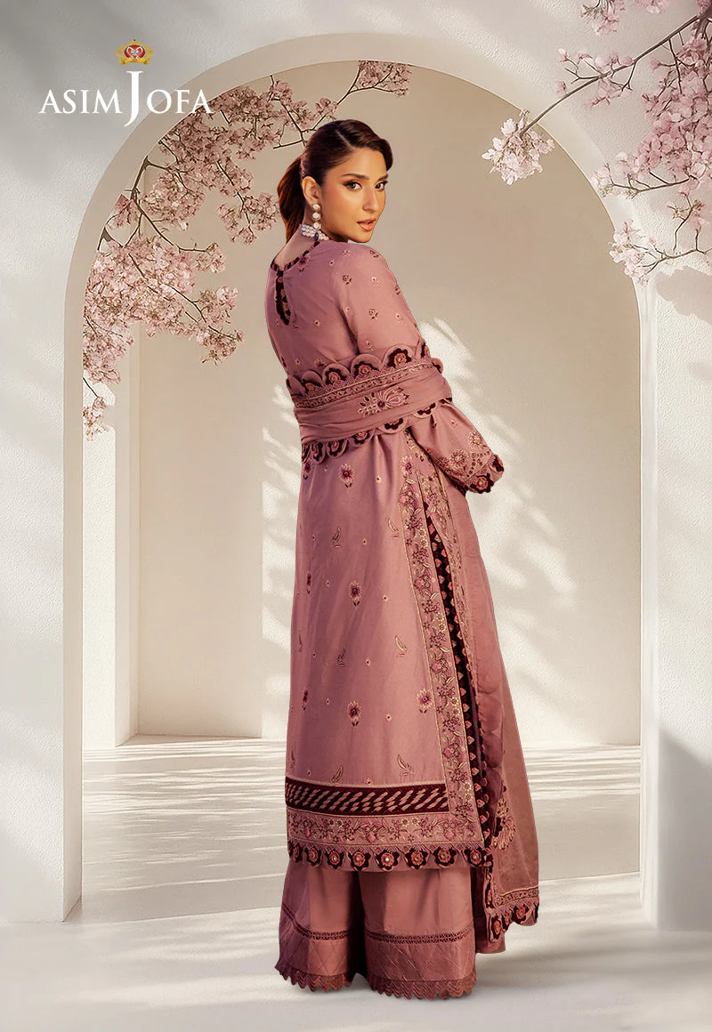 AJELLD-02 EMBROIDERED LAWN STITCHED 3 PCS - Image 2