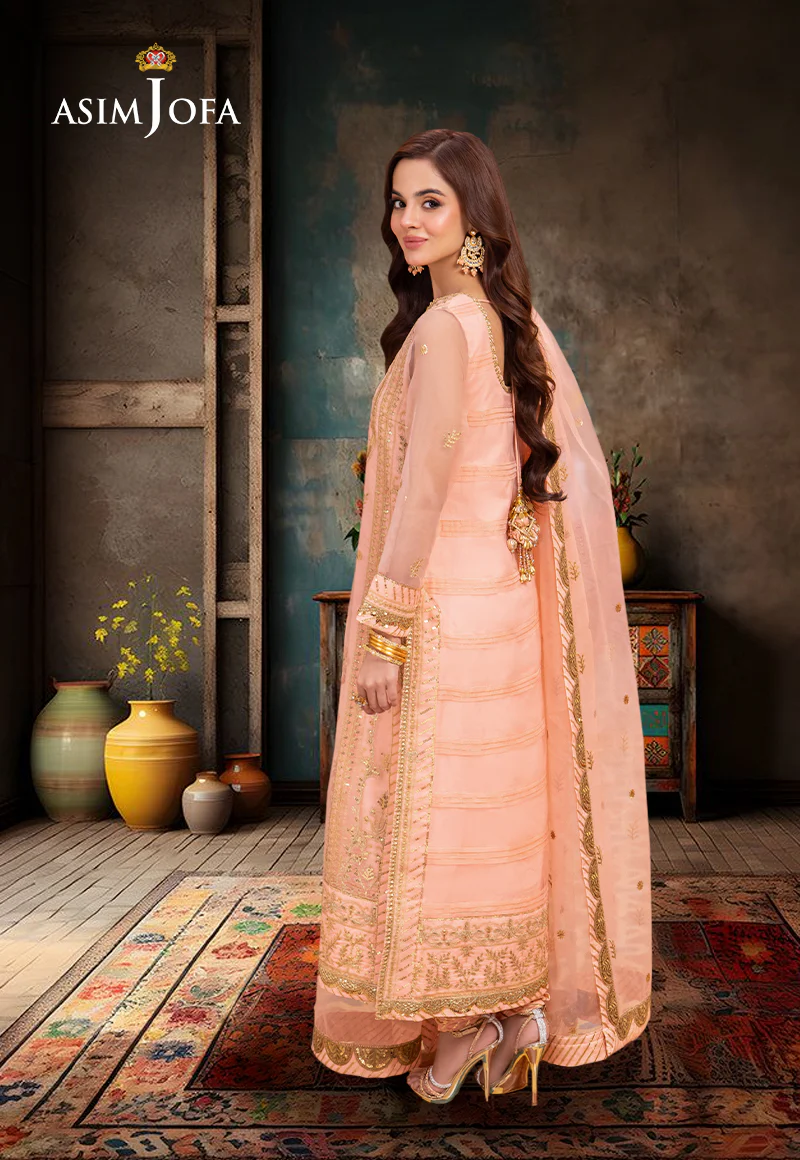 AJEM-20 EMBROIDERED ORGANZA 3 PCS - Image 2