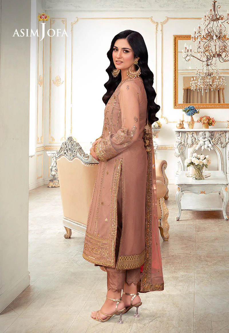 AJEMD-09 EMBROIDERED NET STITCHED 3 PCS - Image 2