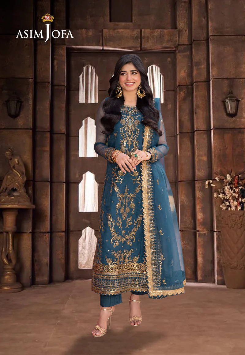 AJEMD-13 EMBROIDERED STITCHED 3 PCS