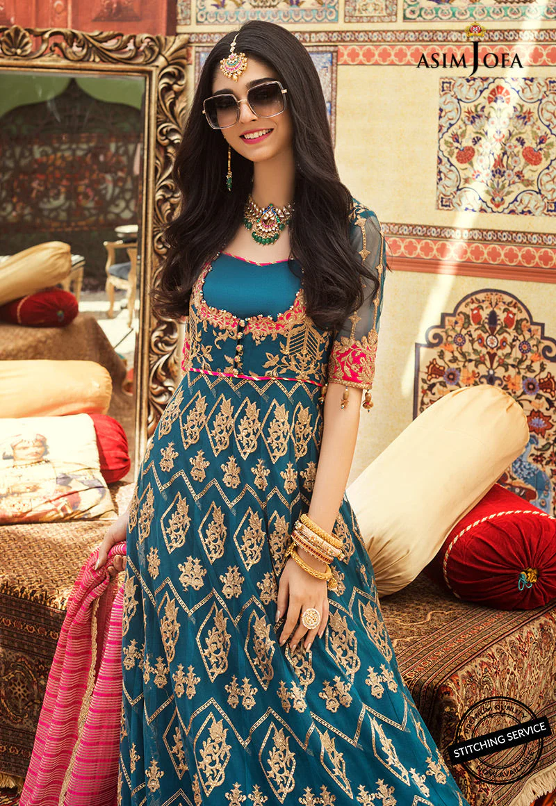 AJFD-05 EMBROIDERED STITCHED 3 PCS - Image 3