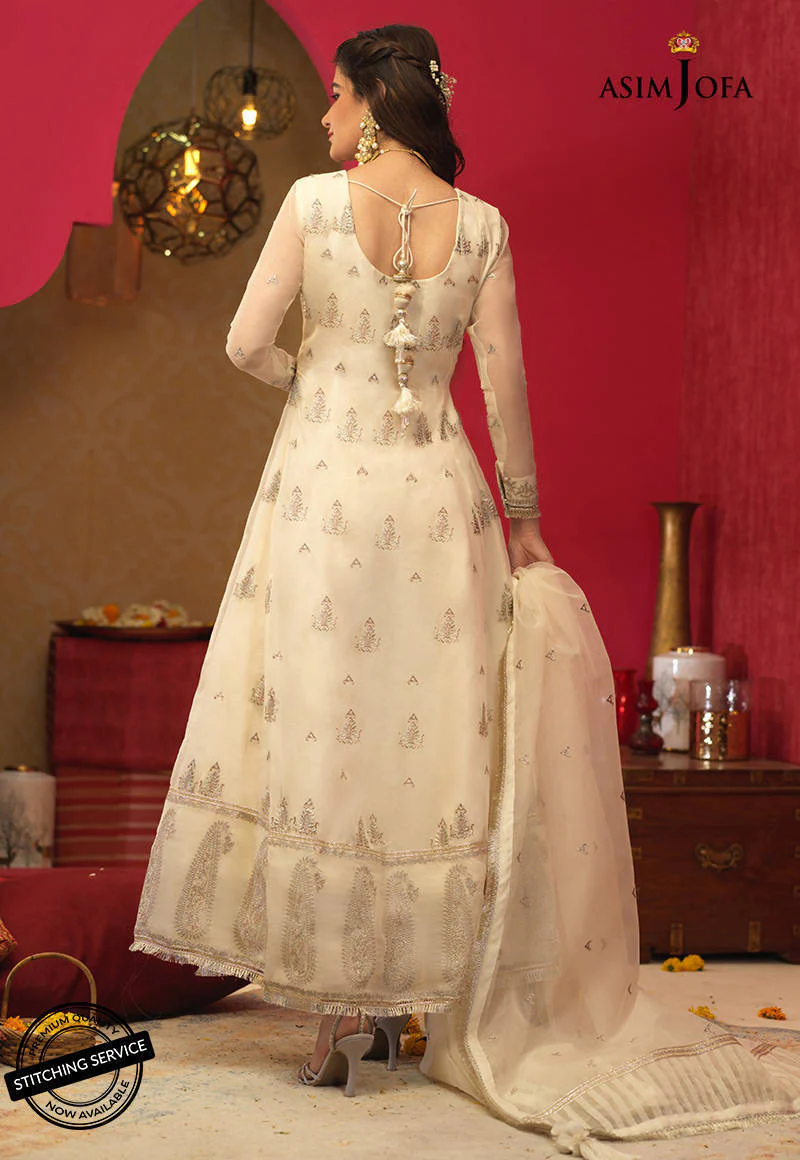 AJFC-36 EMBROIDERED ORGANZA 3 PCS - Image 2