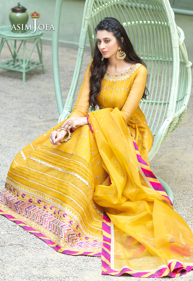 AJFC-42 EMBROIDERED ORGANZA 3 PCS - Image 3