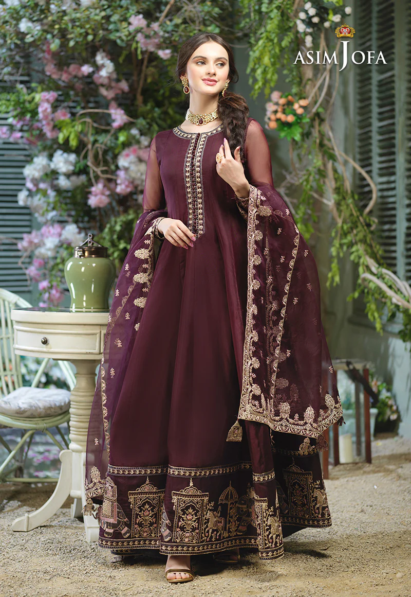 AJFC-50 EMBROIDERED ORGANZA 3 PCS - Image 4