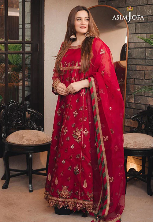 AJFC-55 EMBROIDERED ORGANZA 3 PCS - Image 7