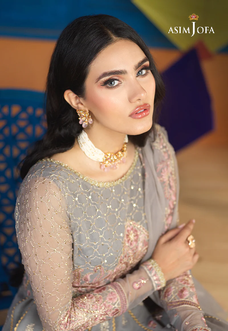 AJFC-70 EMBROIDERED ORGANZA 3 PCS - Image 2