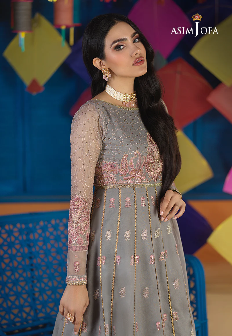 AJFC-70 EMBROIDERED ORGANZA 3 PCS - Image 3