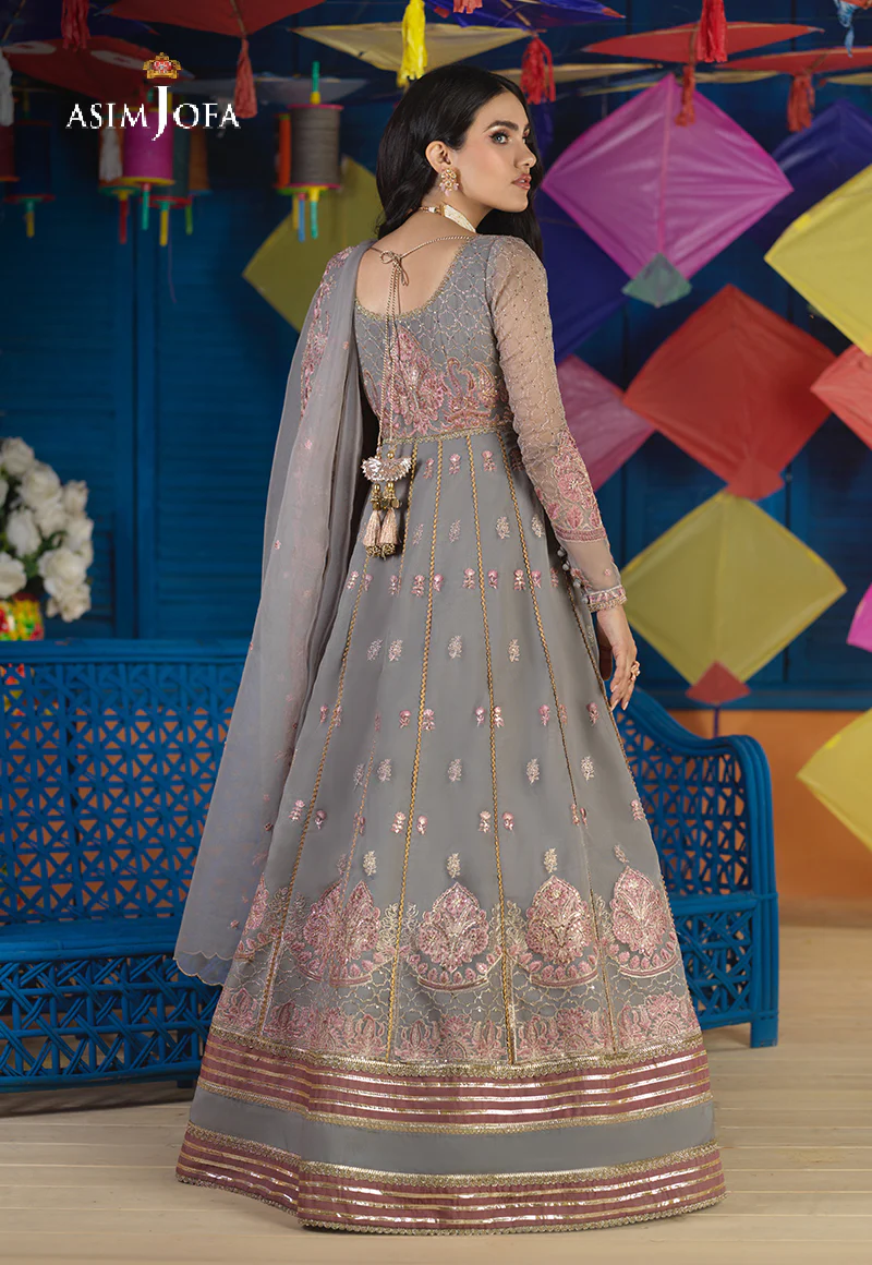 AJFC-70 EMBROIDERED ORGANZA 3 PCS - Image 4