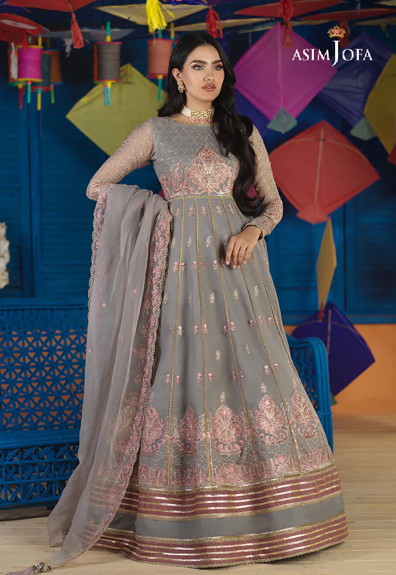 AJFC-70 EMBROIDERED ORGANZA 3 PCS - Image 5
