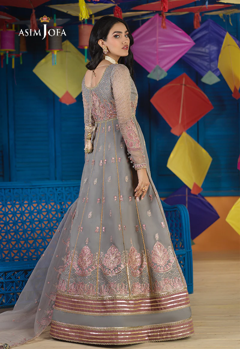 AJFC-70 EMBROIDERED ORGANZA 3 PCS - Image 6