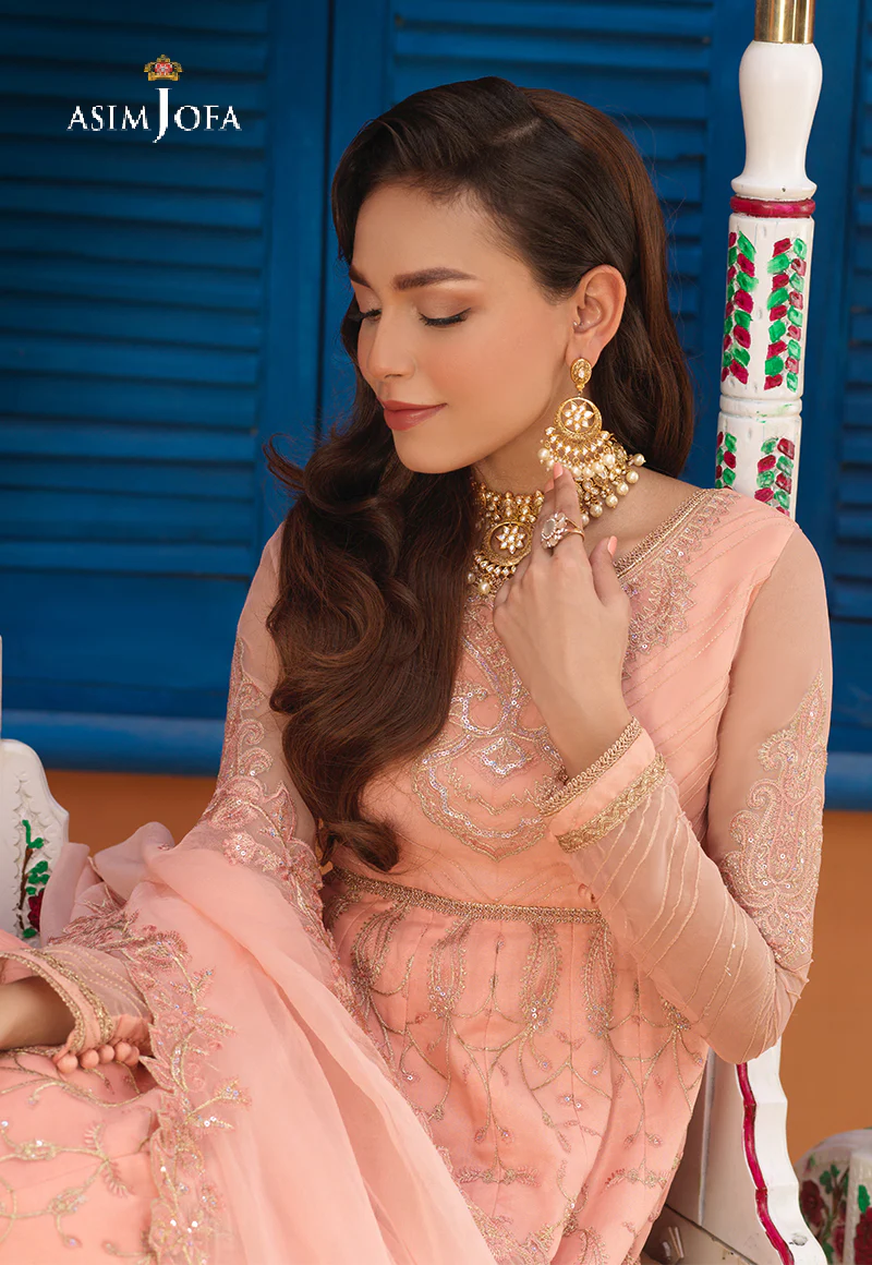 AJFC-72 EMBROIDERED ORGANZA 3 PCS - Image 6