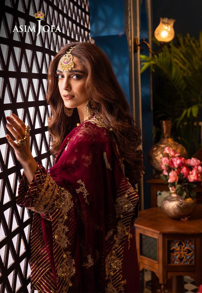 AJFID-03 EMBROIDERED LAWN STITCHED 3 PCS - Image 12