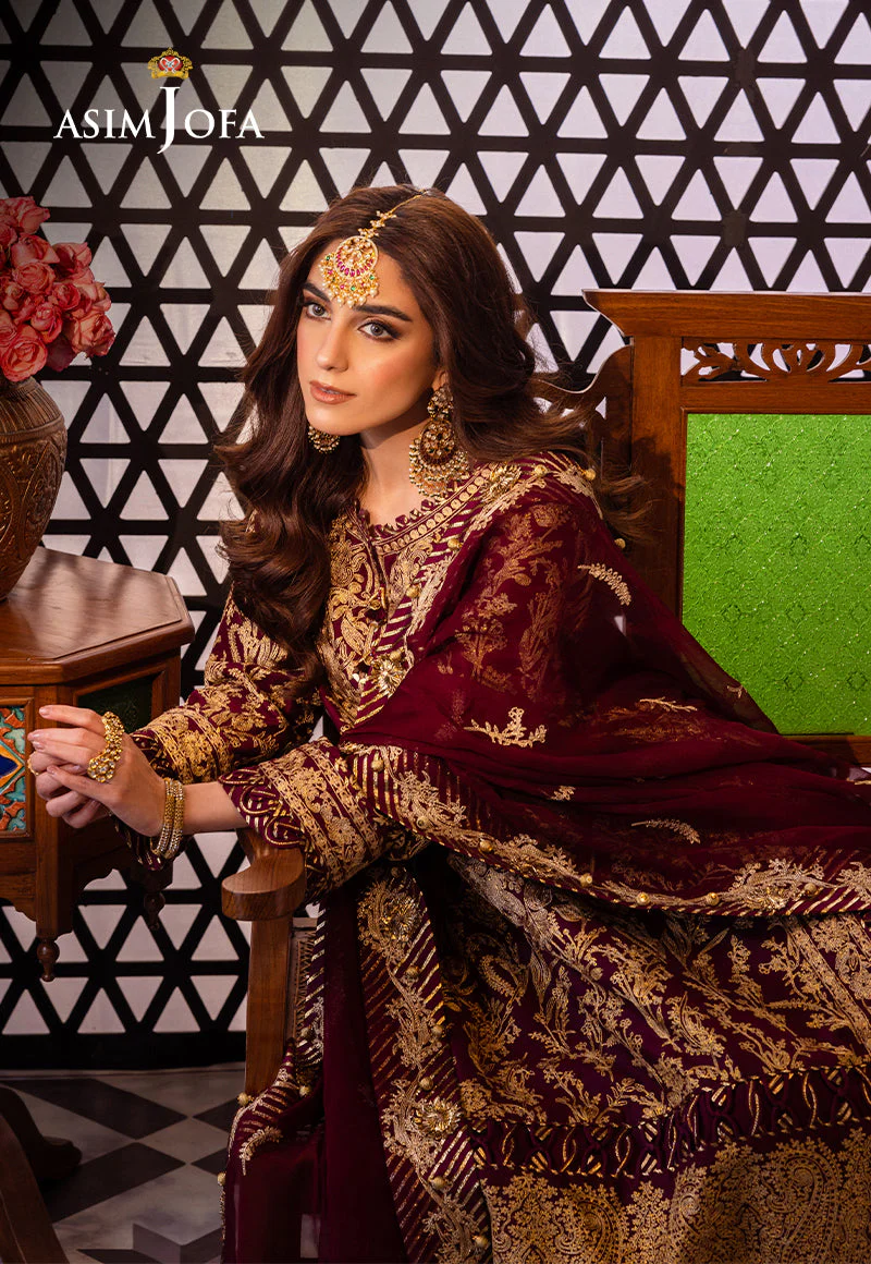 AJFID-03 EMBROIDERED LAWN STITCHED 3 PCS - Image 8