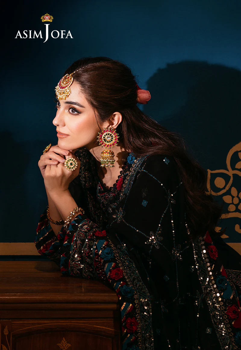 AJFIP-14 EMBROIDERED LAWN STITCHED 3 PCS - Image 13
