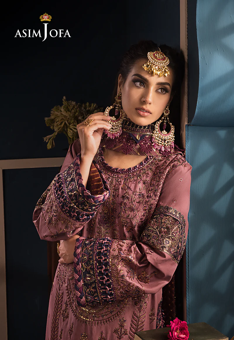 AJFIP-22 EMBROIDERED LAWN STITCHED 3 PCS - Image 11