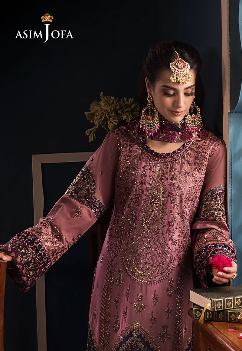 AJFIP-22 EMBROIDERED LAWN STITCHED 3 PCS - Image 8