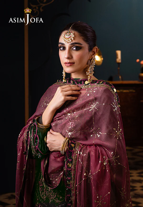 AJFIP-23 EMBROIDERED LAWN STITCHED 3 PCS - Image 3