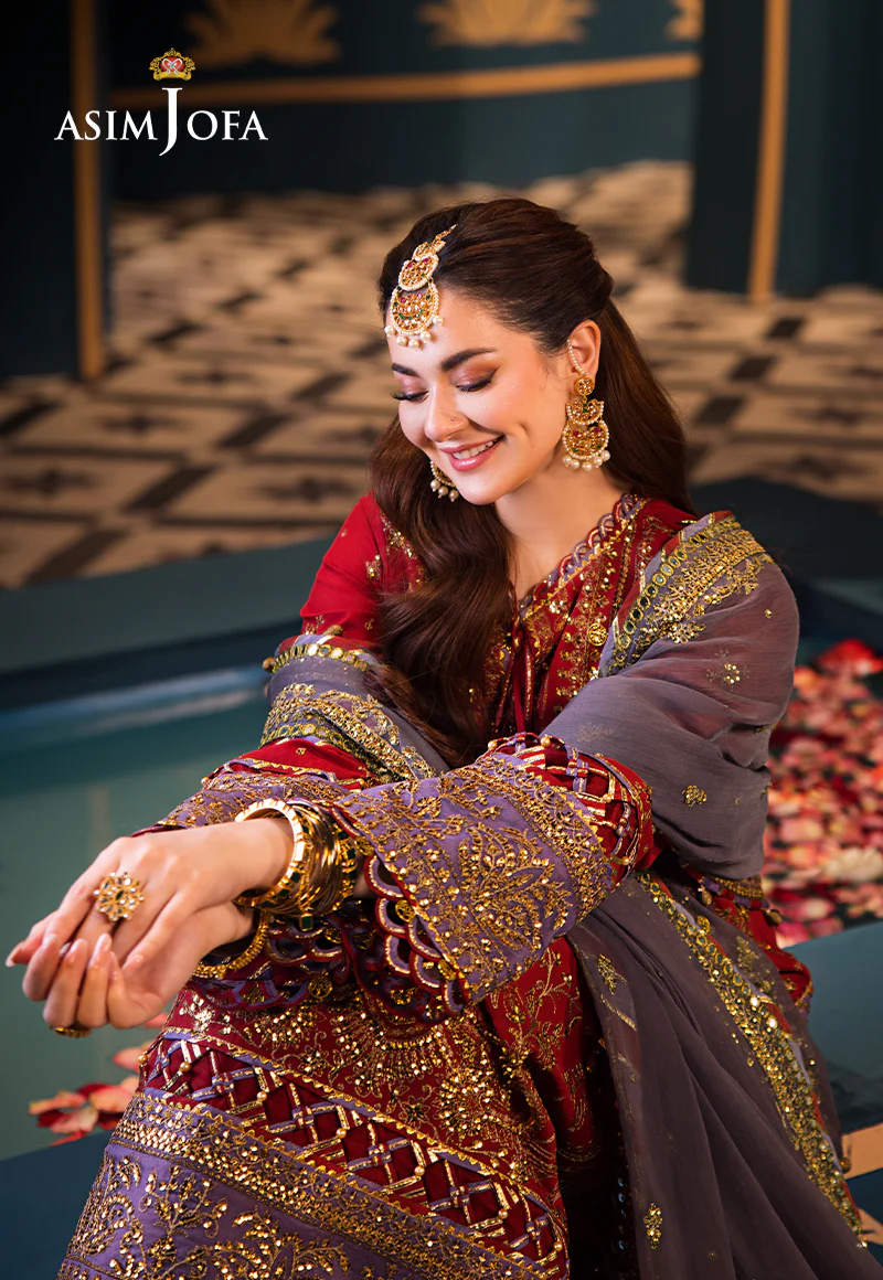 AJFIP-27 EMBROIDERED LAWN STITCHED 3 PCS - Image 12