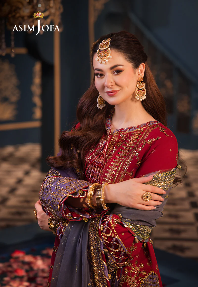 AJFIP-27 EMBROIDERED LAWN STITCHED 3 PCS - Image 8
