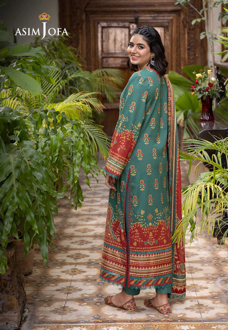 AJGB-01 PRINTED LAWN 3 PCS - Image 2