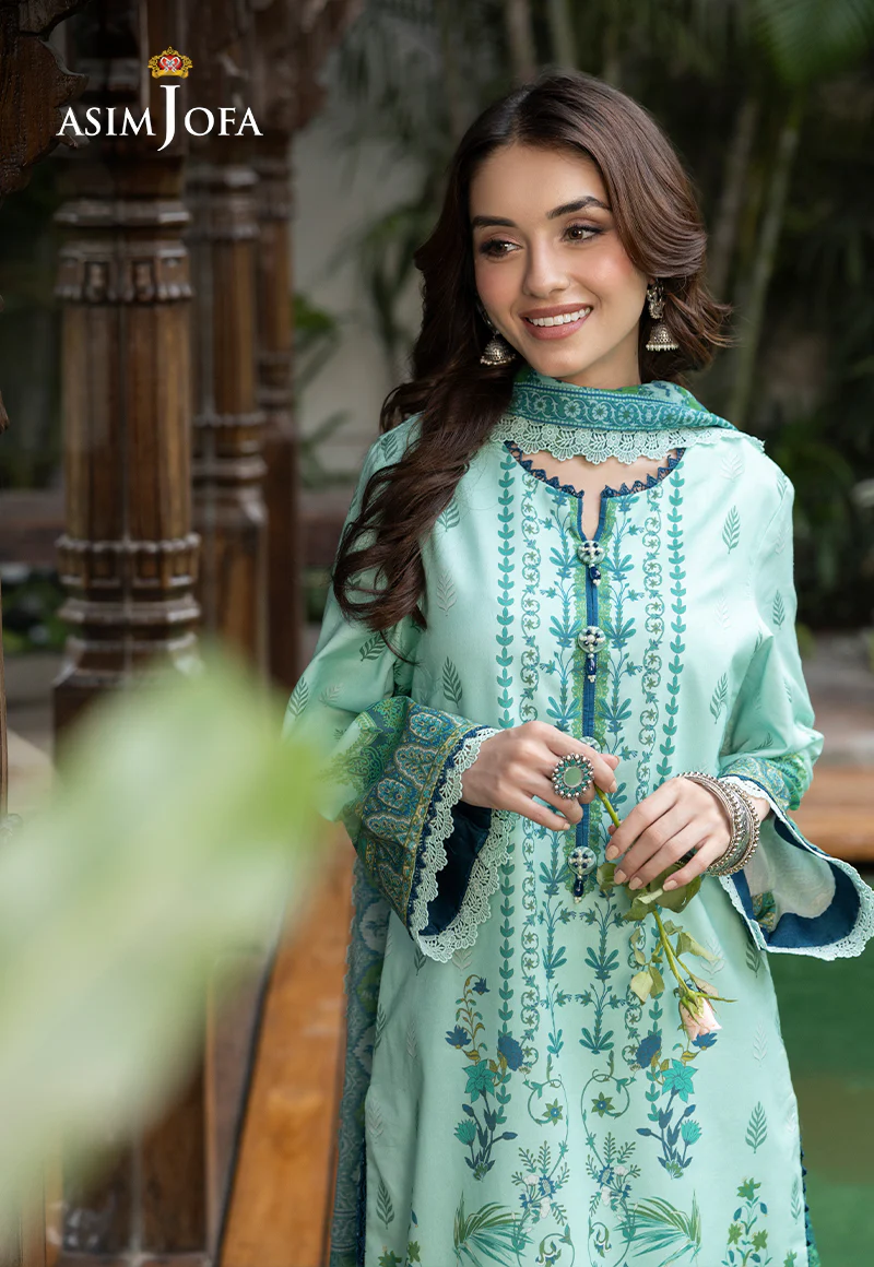 AJGB-03 PRINTED LAWN 3 PCS - Image 5