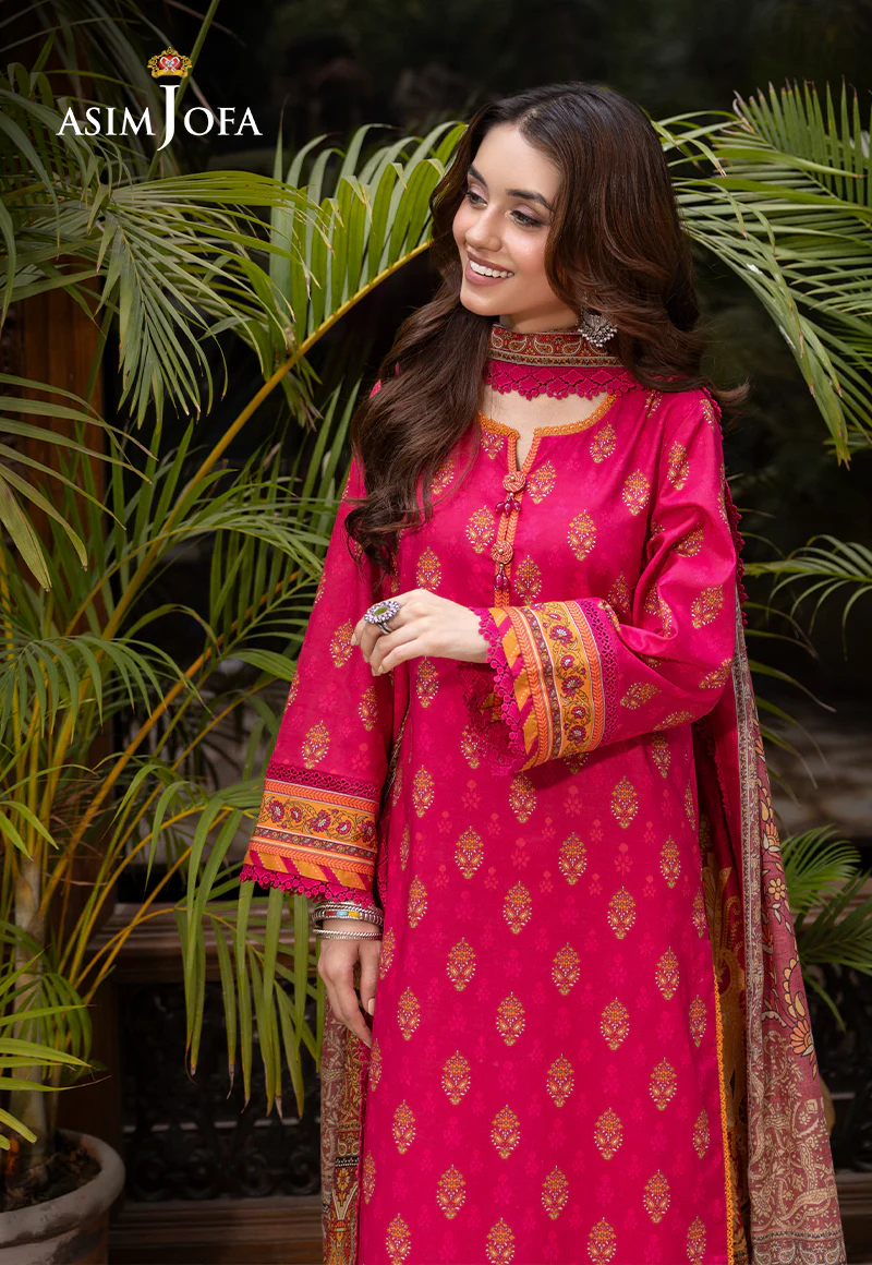 AJGB-04 PRINTED LAWN 3 PCS - Image 4