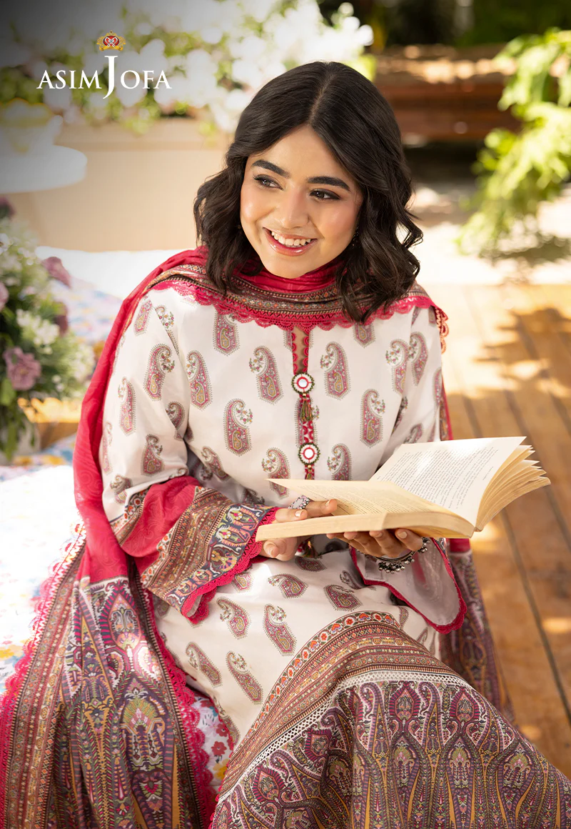AJGBD-07 PRINTED LAWN 3 PCS - Image 7