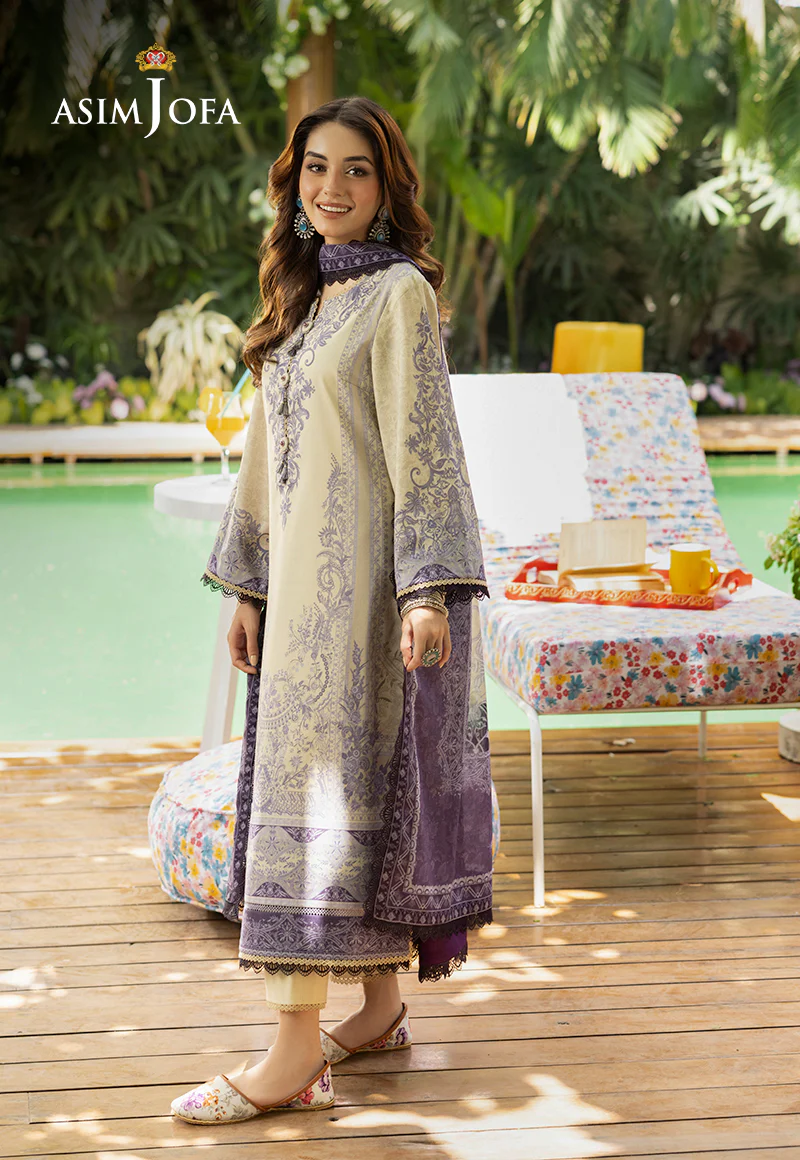 AJGB-08 PRINTED LAWN 3 PCS - Image 3