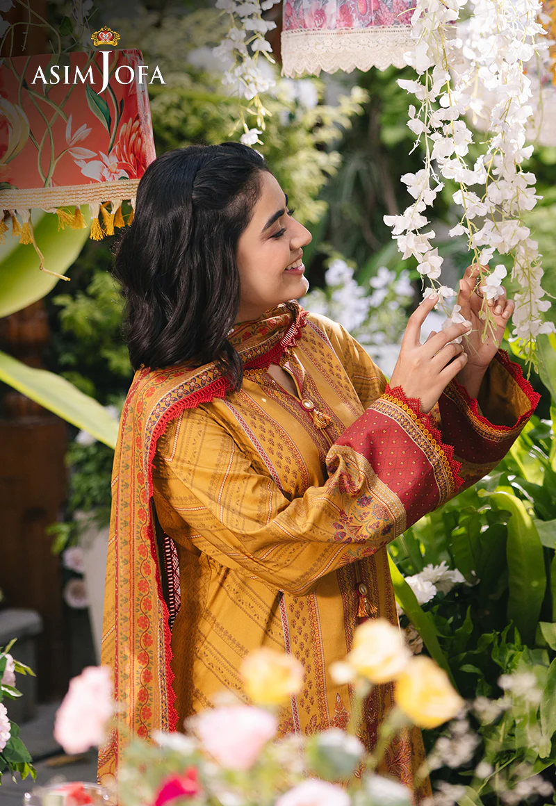 AJGB-14 PRINTED LAWN 3 PCS - Image 7