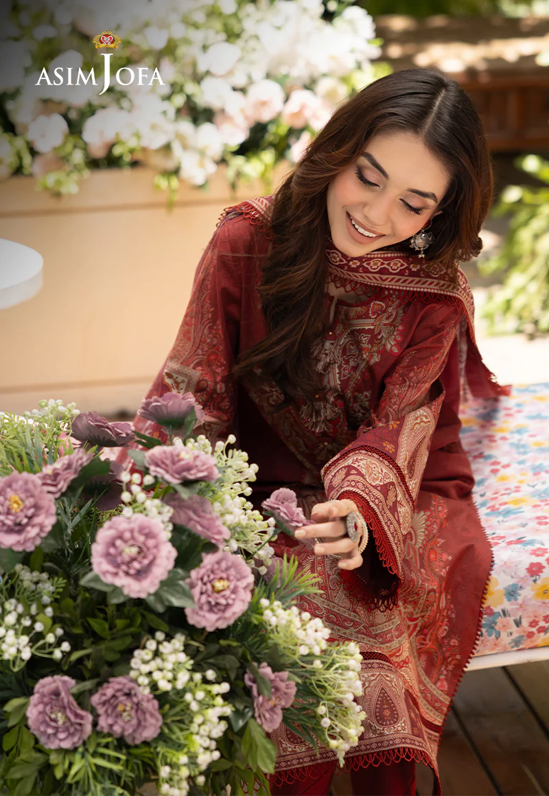 AJGB-16 PRINTED LAWN 3 PCS - Image 8