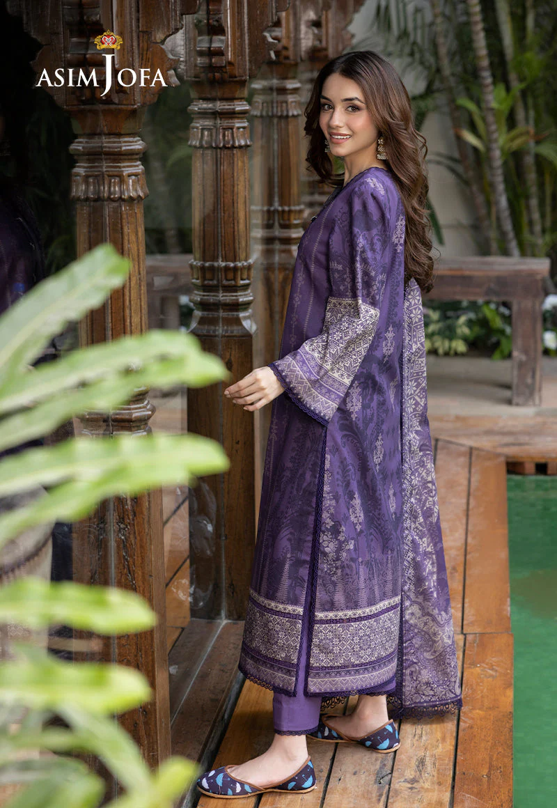 AJGBD-13 PRINTED LAWN 3 PCS - Image 2