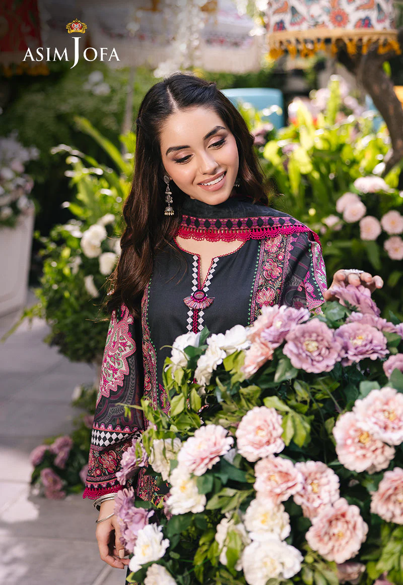 AJGBD-5 PRINTED LAWN 3 PCS - Image 5