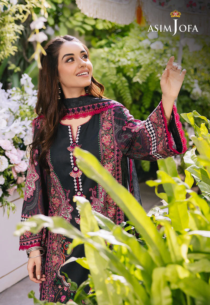 AJGBD-5 PRINTED LAWN 3 PCS - Image 6