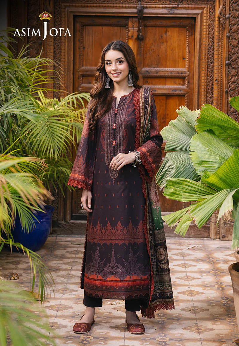 AJGBD-6 PRINTED STITCHED 3 PCS