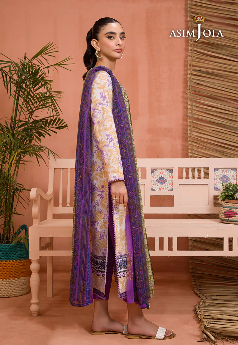 AJGR-09 EMBROIDERED COTTON SILK 2 PCS - Image 6