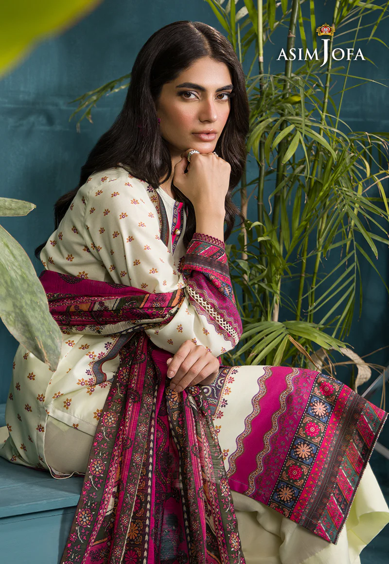 AJGR-13 PRINTED SWISS LAWN 3 PCS - Image 7