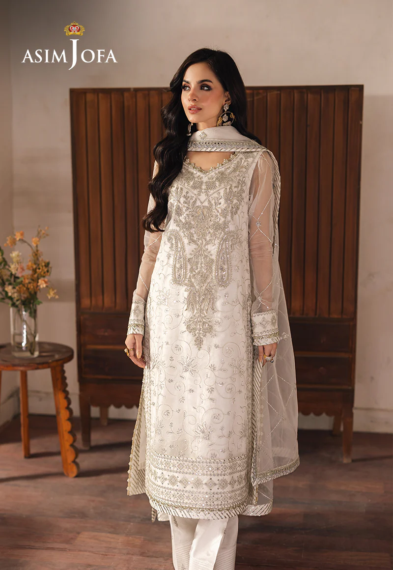 AJHE-03 EMBROIDERED ORGANZA 3 PCS - Image 4