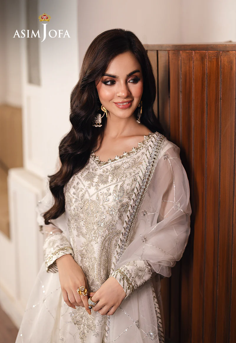 AJHE-03 EMBROIDERED ORGANZA 3 PCS - Image 6
