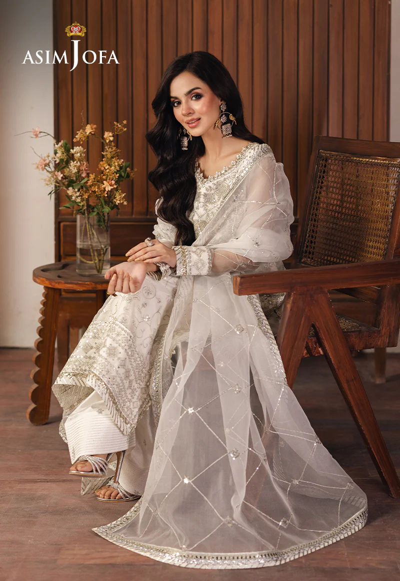AJHE-03 EMBROIDERED ORGANZA 3 PCS - Image 7