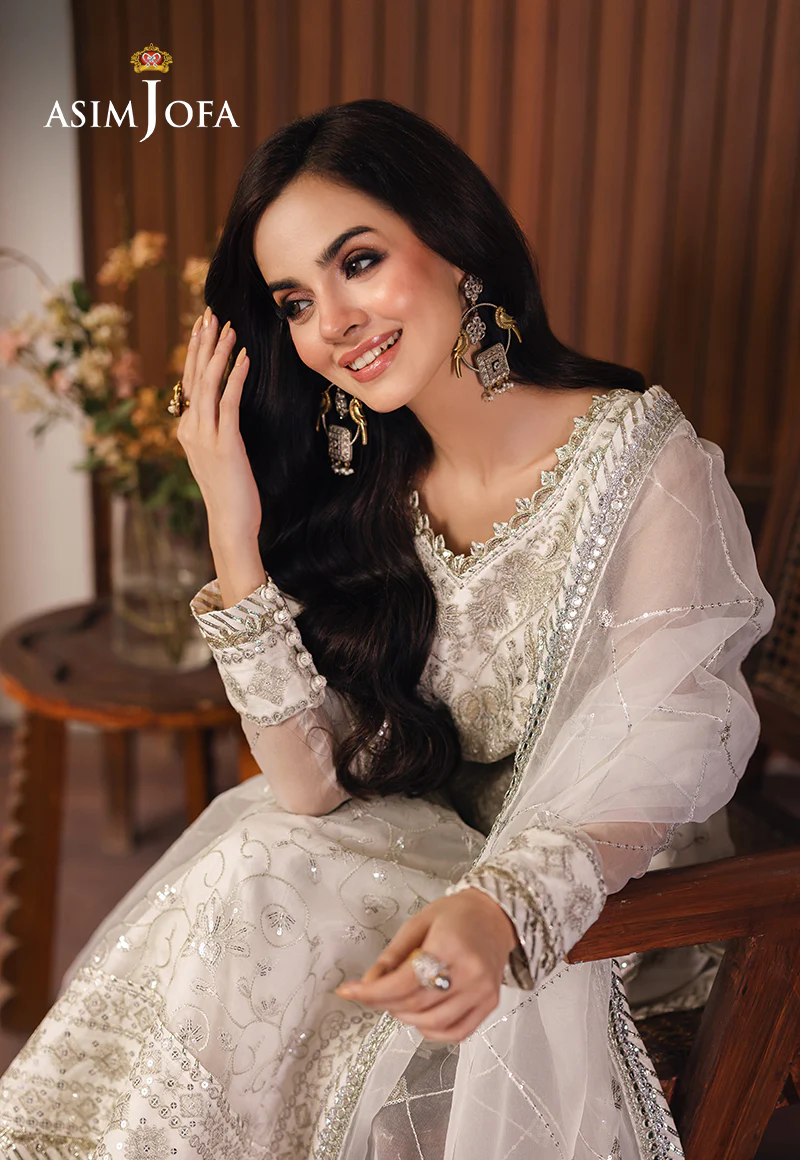 AJHE-03 EMBROIDERED ORGANZA 3 PCS - Image 8