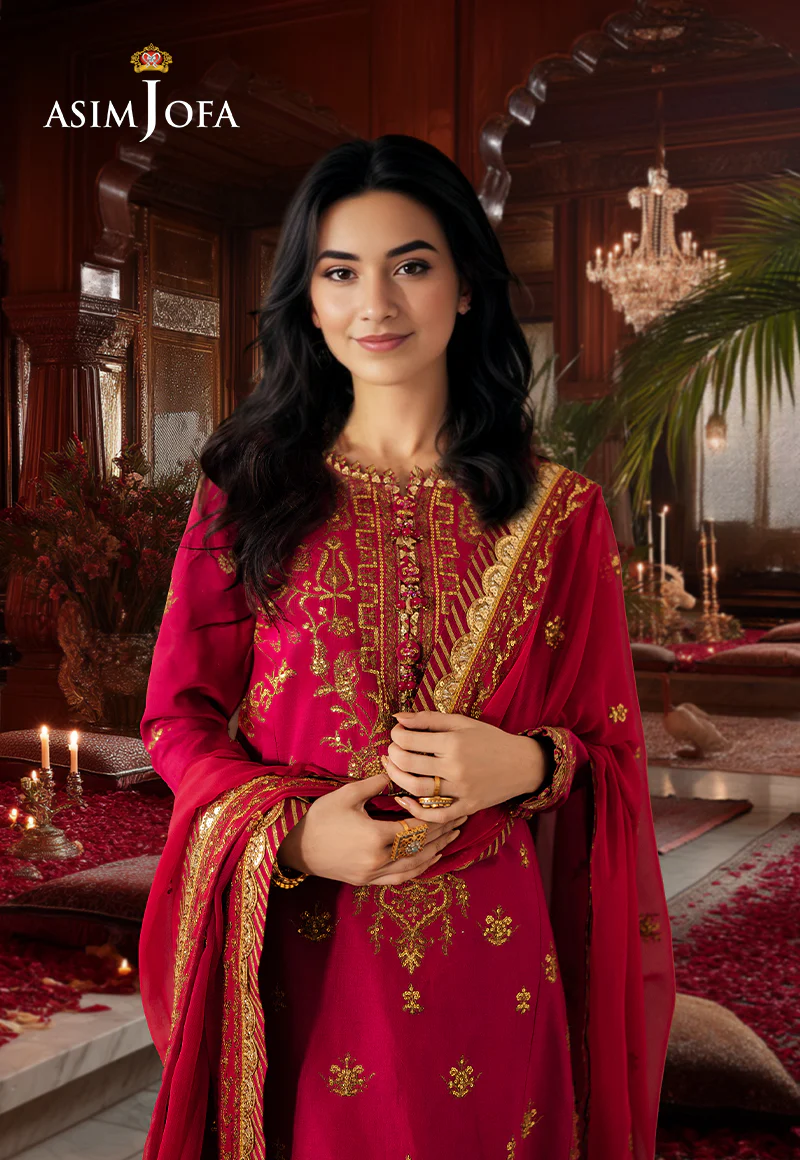 AJHE-08 EMBROIDERED JUMBO SILK 3 PCS - Image 3